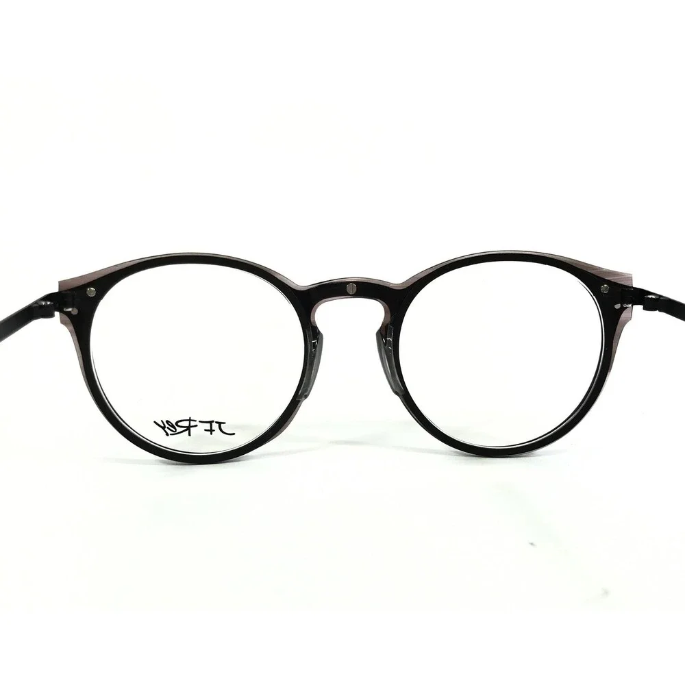 JF Rey Eyeglasses Frames JF2744 5575 Brushed Bronze Plum Gold Round 47-21-148